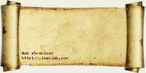 Isak Bačanin vizit kartica